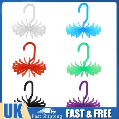 £4.49 • Buy 18 Hooks Necktie Scarf Belt Hanger Organizer Clothing Holder Closets Rack