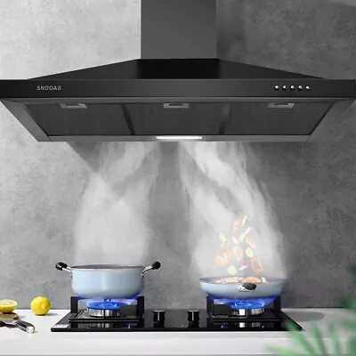 36 In Wall Mount Range Hood Kitchen Exhaust Stove Vent 450CFM Mechanical Control • $159.99