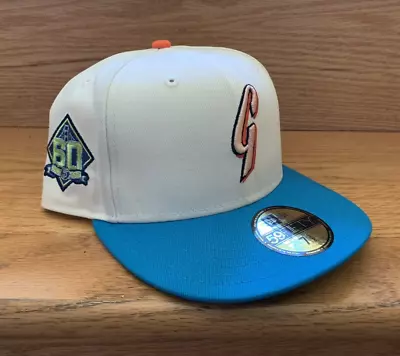 San Francisco Giants New Era Fitted Hat 7 5/8 Miami Dolphins 60th Anniversary Sf • $29.99