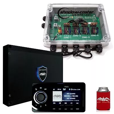 Wet Sounds WS-MC1 LED Controller Marine Media System LCD Display LED Controller • $949.98