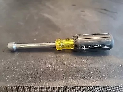 Klein Tools 630-7/16 Nut Driver: 7/16  Drive Hollow Shaft Cushion Grip (k17) • $8.99