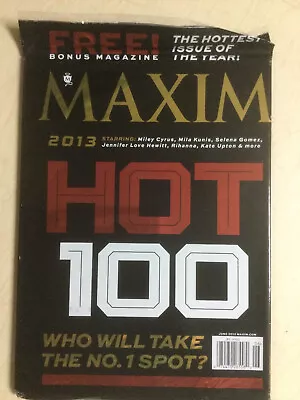 June 2013 Maxim #184 Heather Graham Sexy Cover HOT 100 Sealed Issue Bonus Inside • $19.99