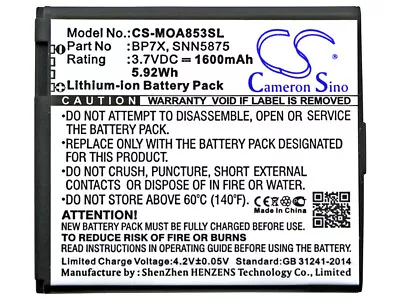 BP7X  SNN587   Battery For  Motorola A955 Droid 2  Cliq MB200  Droid  Droid A855 • $17.10