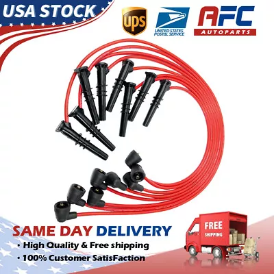 8Pec Spark Plug Wires Set For 1996-1999 Ford F-150 F-250 Lincoln Mercury V8 4.6L • $28.25