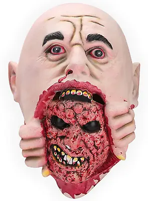 £8.99 • Buy Hautton Adult Scary Halloween Mask Latex Head Horror Fancy Dress Demon Devil