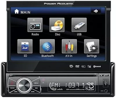 Power Acoustik PTID8920B 7  Motorized Monitor Bluetooth • $127.83