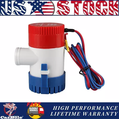 12V 1100 GPH Submersible Bilge Pump For Boat RV Marine Yacht Non-Automatic NEW • $14.91
