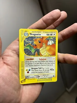 2002 Pokémon Expedition DRAGONITE 9/165 Holo Rare Card E Reader MP Expedition • $66.99