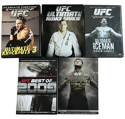 UFC DVD Collection Lot (5 DVDs) Barely Used Or Never Used! All Complete! EUC • $19.90