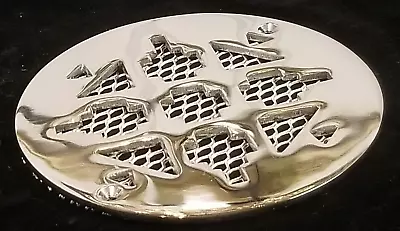 £17.99 • Buy Art Deco Solid Brass Cast Ceiling Vent For 6  Circular Mushroom Vent Cover Grill