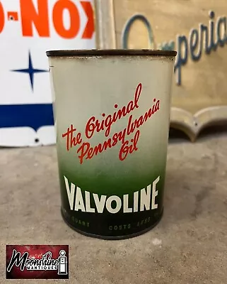 1930’s VALVOLINE Motor Oil Can 1 Qt. - Gas & Oil • $125