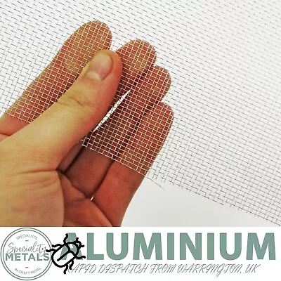 Durable Aluminium Insect Mesh Fly Mesh Rolls | Effective Bug & Insect Protection • £4.99