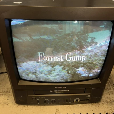 $149.99 • Buy Toshiba MV13L3 13  CRT TV VCR VHS Combo Retro Gaming Tested Works Good No Remote