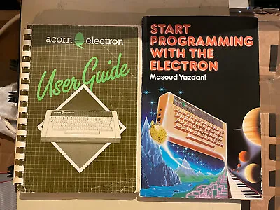 £4.50 • Buy Acorn Electron Computer User Guide And Programming Manuals Set