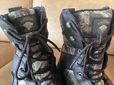 Herman Survivors Thinsulate Waterproof Camo Men’s Hunting Boots! SZ 14 Mint... • $19.99