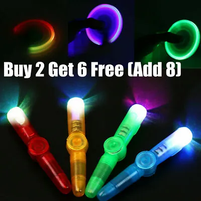 Fidget Spinner Light Up Pen Sensory Toy Autism Stress Relief ADHD Games 1pc • £2.95