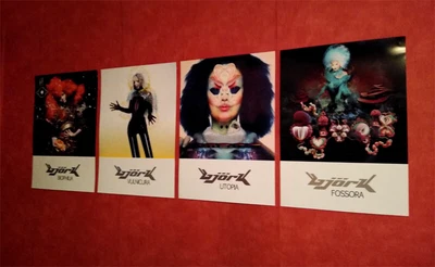 £15.99 • Buy **new** Bjork A3 Poster Prints Pop Art 4 Set Vulnicura Biophilia Utopia