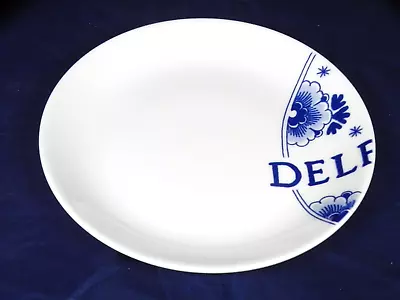 ROYAL DELFT Porcelain 1653 St James BLUE/ WHITE Salad Dessert Floral Plate 6.75  • $24.50