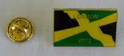 Jamaica Flag Lapel Pin Badge Souvenir London 2012  2 Cm X 1.7 Cm • $9.33