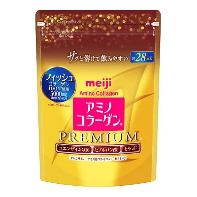 Meiji Premium Amino Collagen Powder Refill Pack 196g 28 Day Supply Exp 5/2025 • $39.24