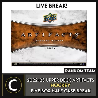 $27.96 • Buy 2022-23 Upper Deck Artifacts Hockey 5 Box Half Case Break #h1593 - Random Team