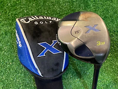 RH Callaway X 3 Wood 15* ⛳️ Ladies Flex Graphite +HC #B190 • $27.50