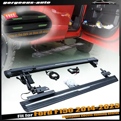 Power Electric Deployable Side Step Fits For Ford F150 2014-2023 Running Board • $1099