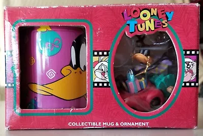 1997 Matrix Looney Tunes Daffy Duck Collectible Mug And Ornament.  [B3] • $10.99