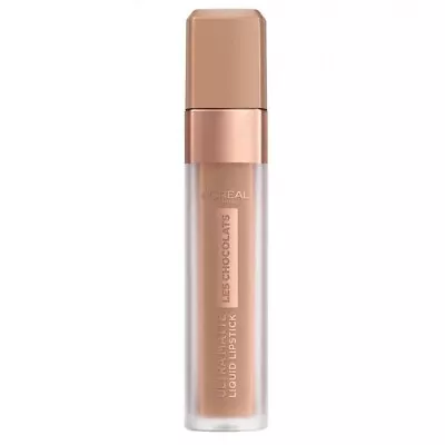 L'Oreal Les Chocolats Ultra Matte Liquid Lipstick 844 SWEET TOOTH BROWN BEIGE • £5.99