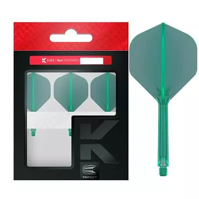 Target Darts K-Flex Flight System No2 - Green • £11.49