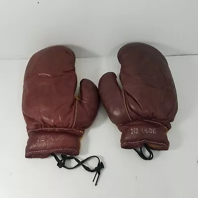 Vintage Children's Leather Boxing 8.5  Gloves 1405 • $55.62