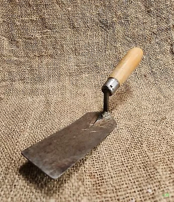 Vintage Cement/Masonry Floating Trowel 4-1/2 X2  Wood Handle • $5