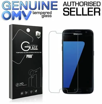 $3.45 • Buy GENUINE Tempered Glass Screen Protector Tough Film For Samsung Galaxy S7 S7 Edge
