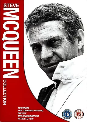 £19.99 • Buy The Steve Mcqueen Collection - Tom Horn / Towering Inferno / Bullitt / The Cinnc