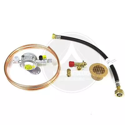 Butane Bulkhead Regulator Camping Gas Starter Kit Campervan Motorhome Conversion • £77.95