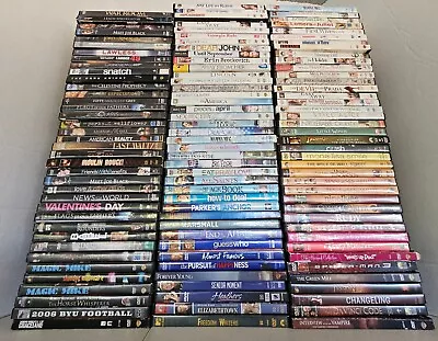 Lot Of 100+ Wholesale Dvd Drama Romance Vampire Musical Hallmark Tragedy  • $10