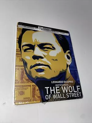 The Wolf Of Wall Street Steelbook 4K UHD+Blu-ray+Digital CODE.****  PLZ READ**** • $30.81