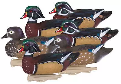 6 Pack Outdoors15.5 Inch Wood Duck Decoys Waterfowl Duck DecoysFastest Speed • $92.94