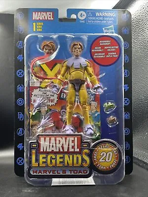 Hasbro MARVEL LEGENDS TOAD 20TH ANNIVERSARY 6” SERIES 1 ACTION FIGURE IN STOCK • $29.74