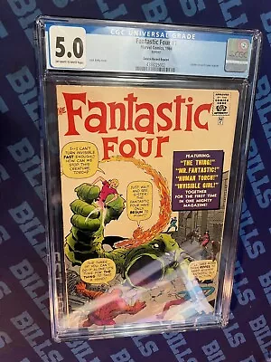 Fantastic Four Golden Record Reprint #1 Comic Only Variant CGC 5.0 1966 • $895.95