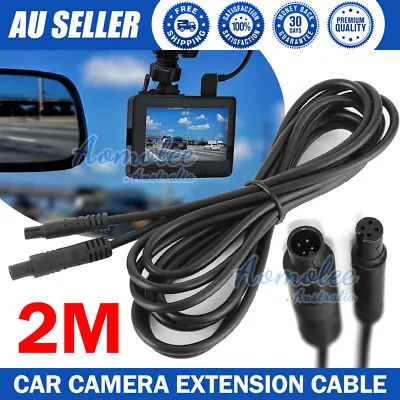 2m 4-pin Car Reverse Camera Extension Cable (GS50) Dash Rear Backup Camera • $7.45
