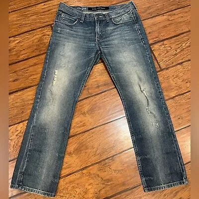 Nice! Marc Anthony Distressed Men’s Jeans 34x30 Slim Fit 100% Cotton Blue Denim • $19.99