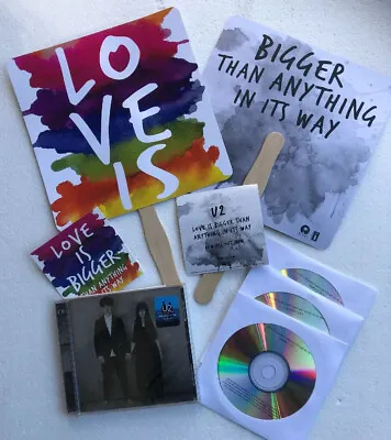 U2 PROMO Love Is Bigger Than Anything In Its Way CDr Cd Songs Of Experience • $30