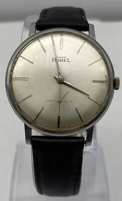 *Read Desc* Vintage Ernest Borel 35mm Manual Wind Seconds Subdial Men's Watch • $62.11