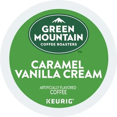 Green Mountain Coffee Roasters Caramel Vanilla Cream Coffee K-Cups 24 Count • $13.99