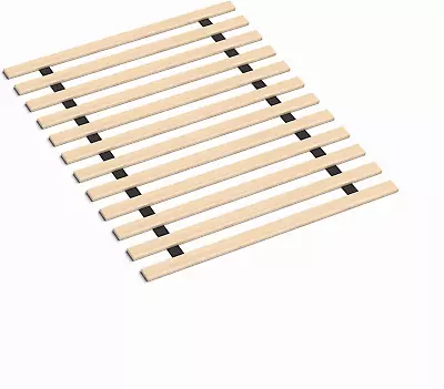 0.68-Inch Heavy Duty Horizontal Wooden Bunkie Board/Bed Slats Enhance Mattress  • $79.99