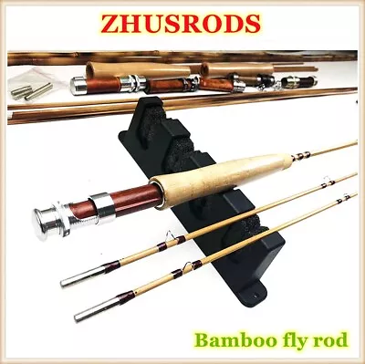 ZHUSRODS Handcrafted Bamboo Fly Rods 6' 6 ~ 3 Wt / Environmental Fly Fishing Rod • $197