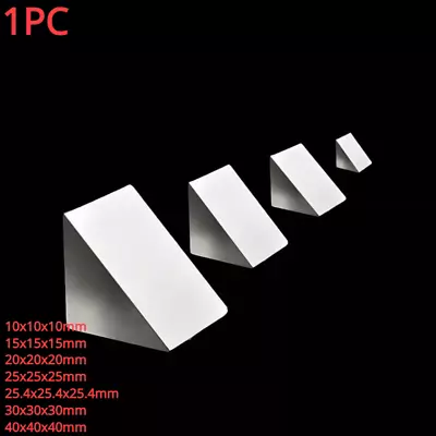 Optical Glass Right Angle Triangle Prism Coated Reflecting Size 10mm-40mm Multi* • $21.79