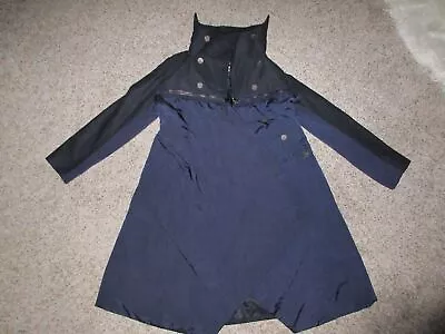 Le Casual De Marithe Francois Girbaud Women Coat Large Italy Navy Wool Blend • $53.99