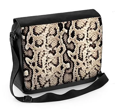 Snake Skin Pattern Laptop Messenger Bag • £21.95